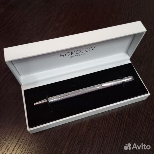 Серебряная ручка Sokolov