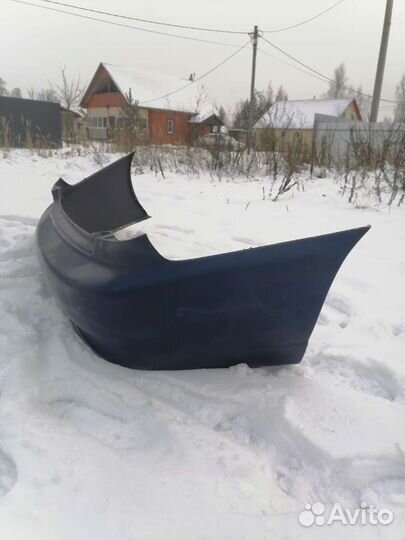 Задний бампер Chevrolet Lanos Синий, Новый