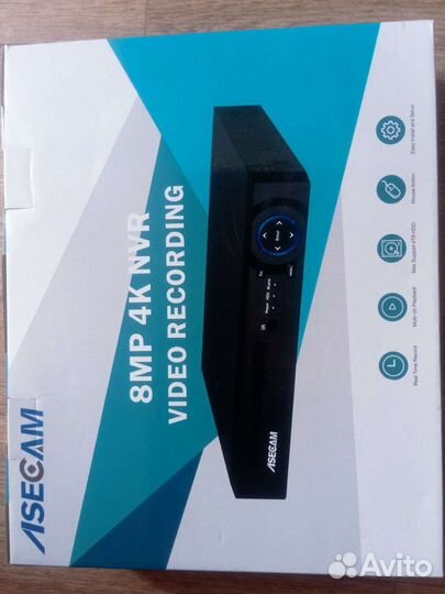 Видеорегистратор Asecam 4k 8ch NVR POE