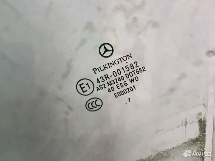 Мерседес w204 стекло переднее левое