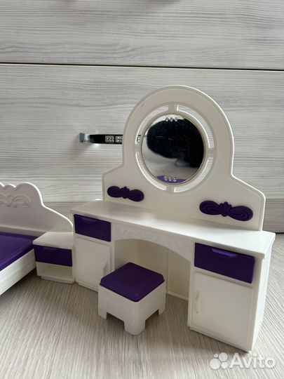 Набор мебели для кукол(спальня)