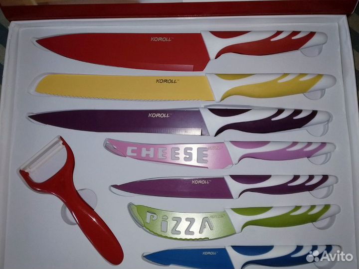 Набор ножей 8пр.Н-р тарелок Титан, SwiHome.Решетка