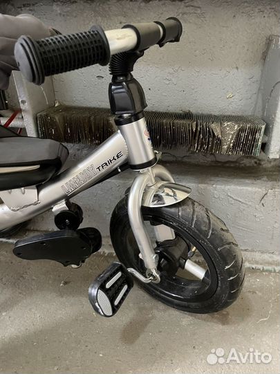 Велосипед коляска с ручкой