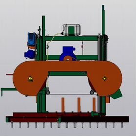Чертежи пилорамы, скачать чертежи узлов и деталей пилорамы