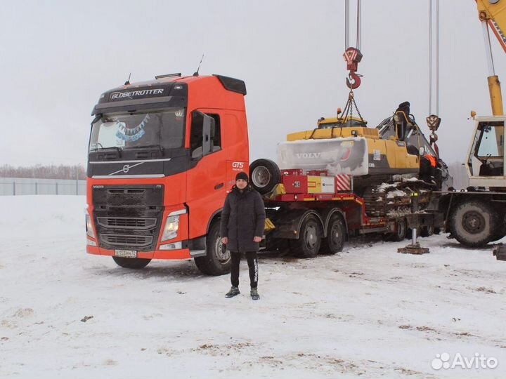 Услуги трала негабаритные перевозки тралом