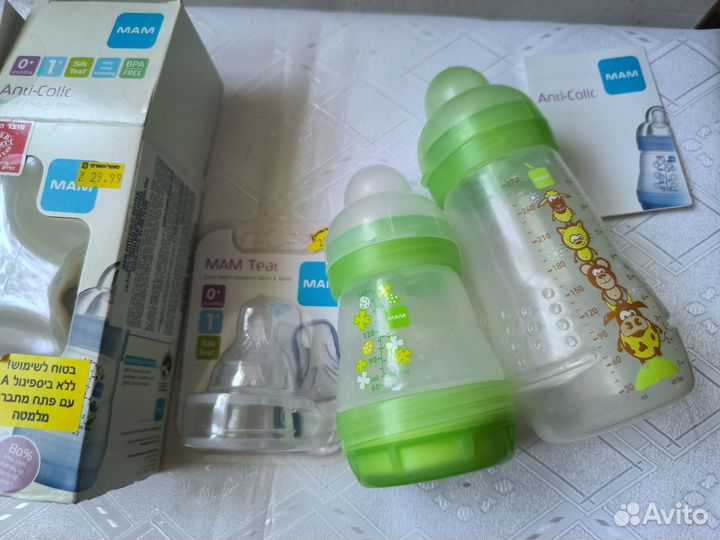 Бутылочки для кормления, соски