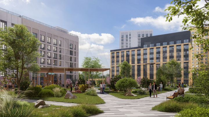 2-к. квартира, 56,8 м², 2/16 эт.