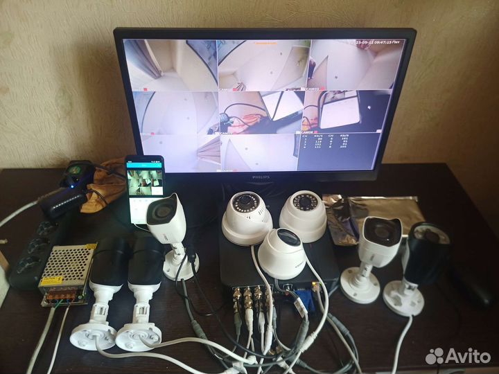 Комплект видеонаблюдения 8 камер AHD