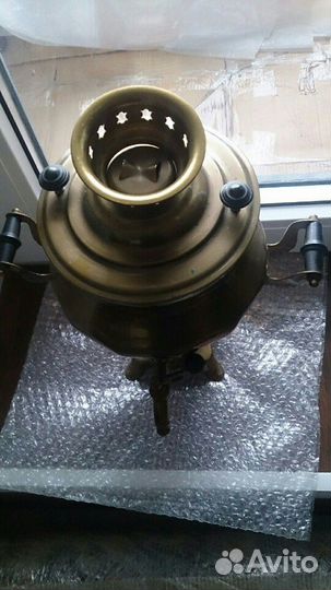 Самовар электрический, латунь