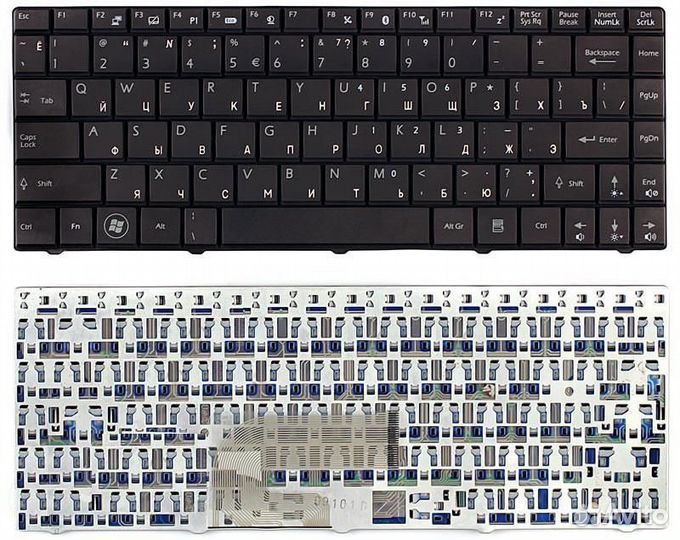 Клавиатура MSI X-Slim X300 X320 X340 X400 черная