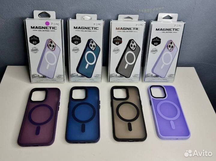 Матовый чехол MagSafe на iPhone 11-14 Pro Max