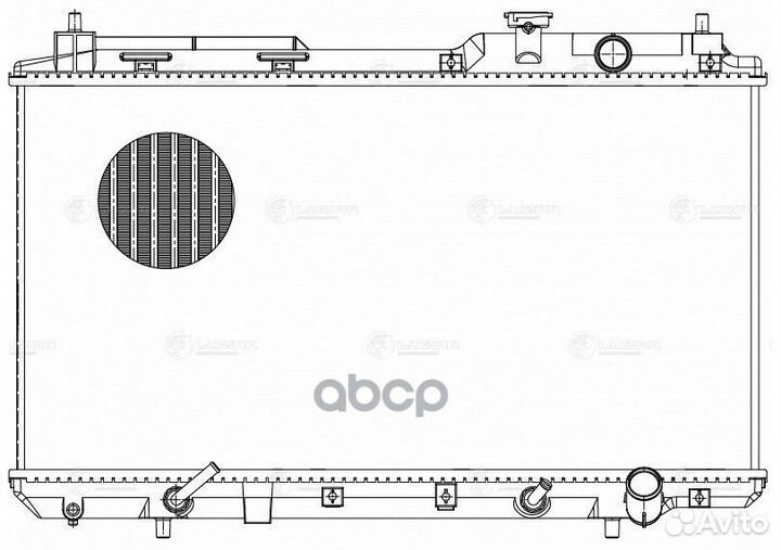 LRC 2317 радиатор системы охлаждения Honda CR