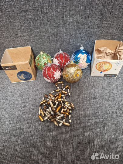 Елочные игрушки СССР одним лотом