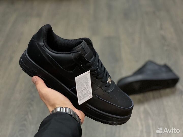 Кроссовки Nike Air Force 1 Black (36-45)