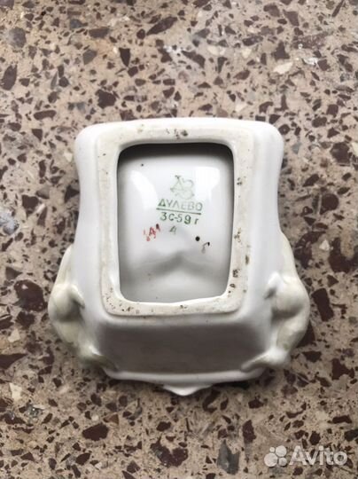 Фарфоровая пепельница «Советский спорт. Бег»