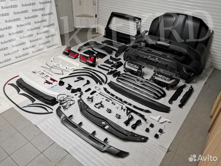 Рестайлинг Toyota Land Cruiser в 300 style