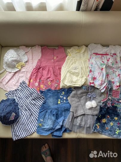 Детские вещи пакетом для девочки 68 74 80