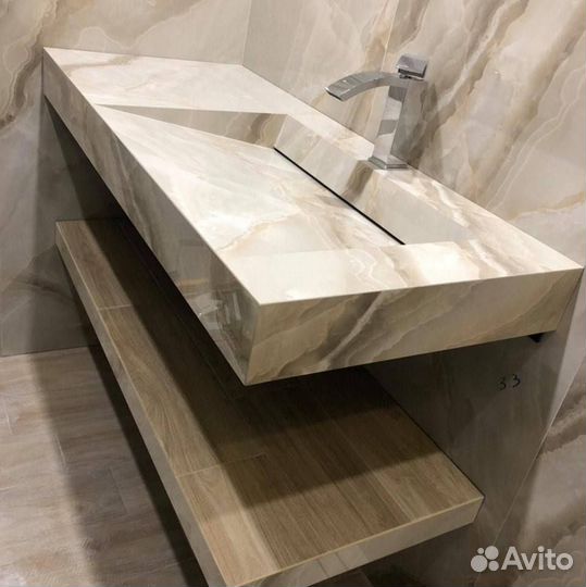 Раковины и столешницы из керамогранита