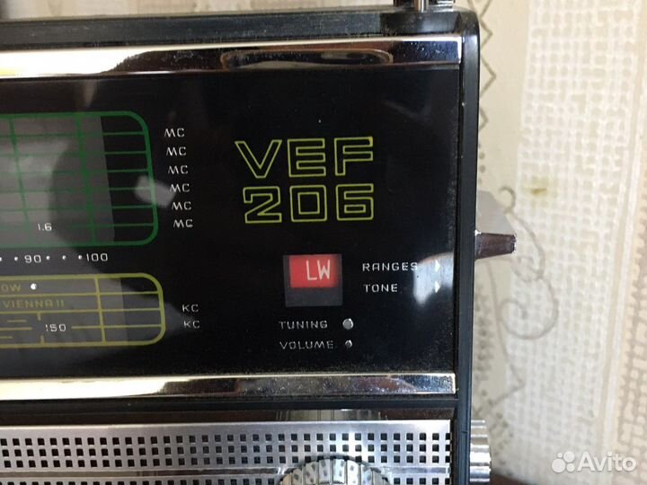 Приемник VEF 206 экспортный