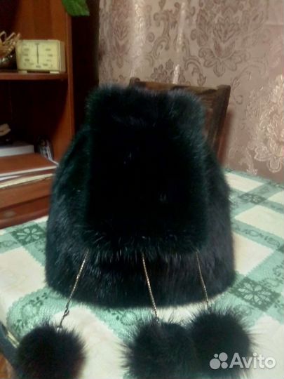 Шапка норковая женская