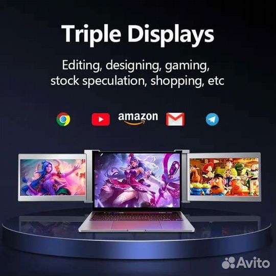 Тройной дисплей Triple display