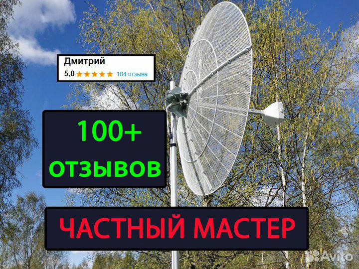 Беспроводной интернет 3G 4G LTE с антенной на дачу