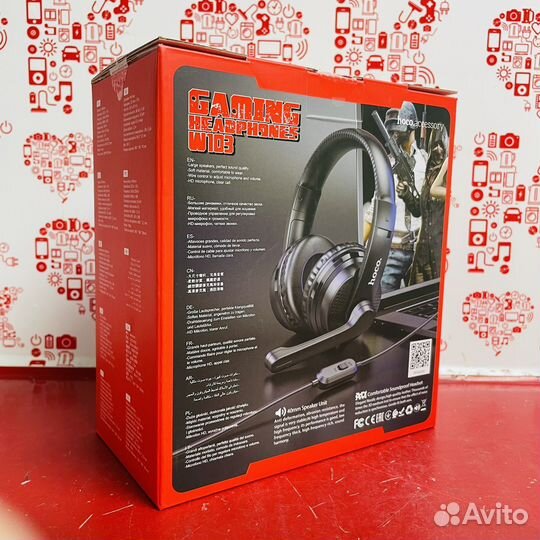 Игровые наушники hoco W103 (kgn04)