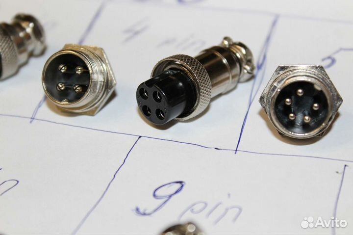 Разъемы XT60 GX16 антивандальные кнопки