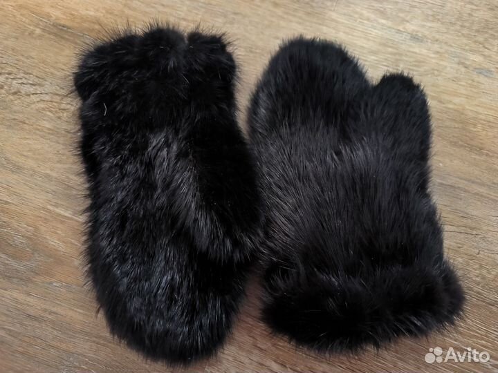 Варежки из норки