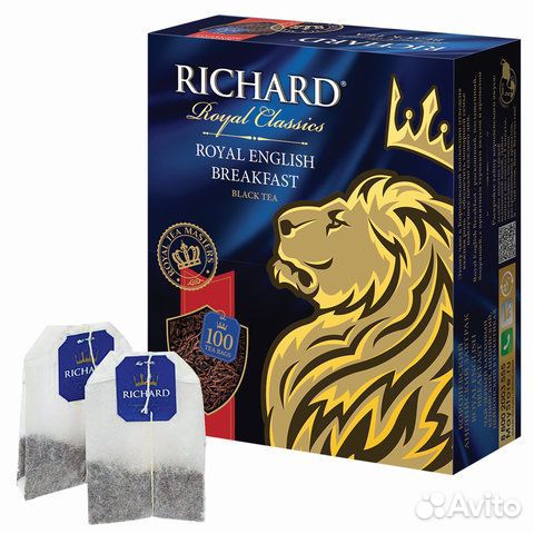 Чай richard Royal English Breakfast черный, 100 па