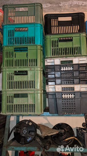 Пластиковые ящики для хранения бу