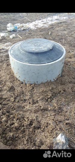 Колодец из бетонных колец канализация под ключ
