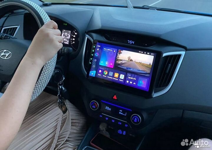 Магнитола Hyundai Creta 8 ядер Qled SIM