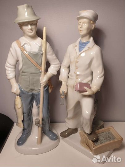 Подсвечники парные. Статуэтка. Фарфор. Германия