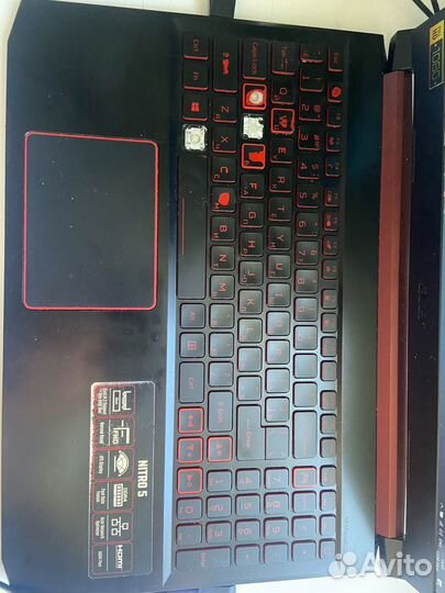 Игровоф ноут бук acer nitro 5 an515-43