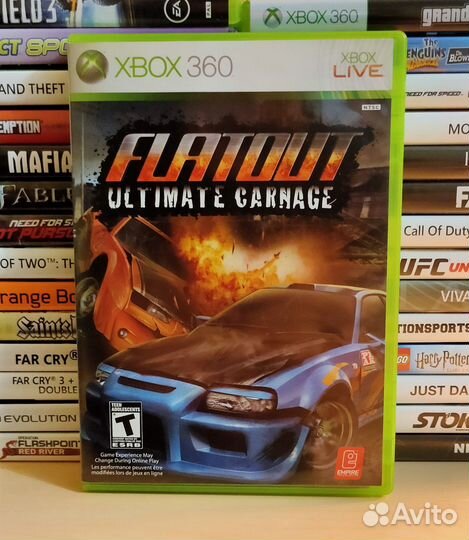 FlatOut Ultimate Carnage на Xbox 360 Лицензия