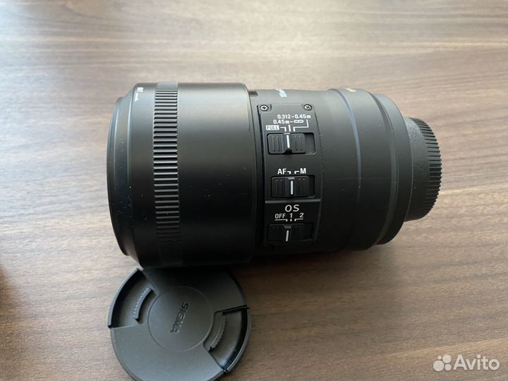 Объектив sigma для nikon 105mm 2.8 DG macro HSM