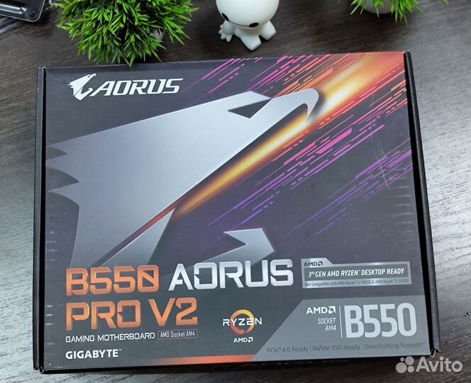 Материнская плата gigabyte B550 aorus PRO V2 AM4