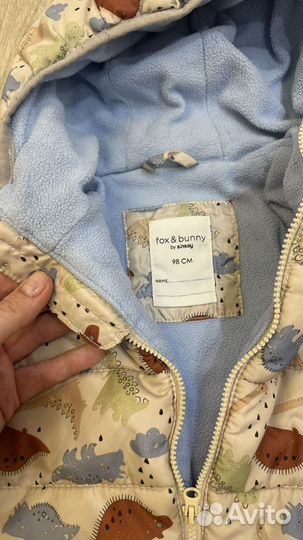 Куртки демисезонные пакетом 98 104