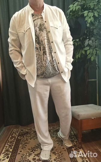 Костюм мужской лен