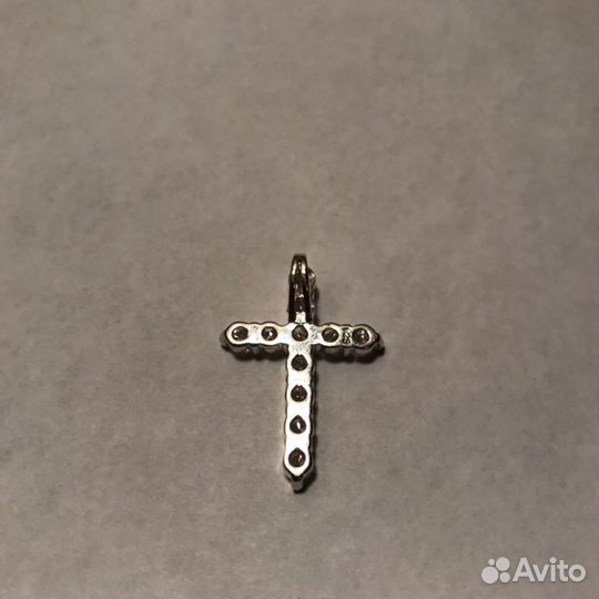 Подвеска-крестик из серебра 925 пробы