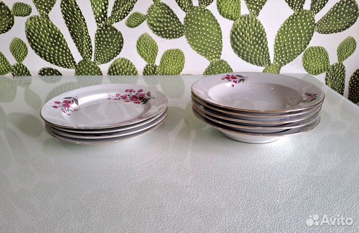 Тарелки Дулево СССР 1968