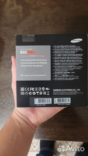 Samsung ssd 850 pro 256 gb