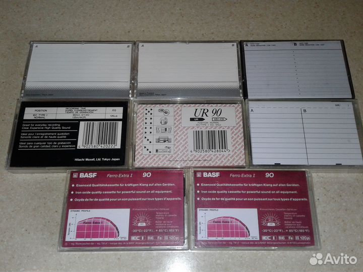 Аудиокассеты под перезапись (цена за все)