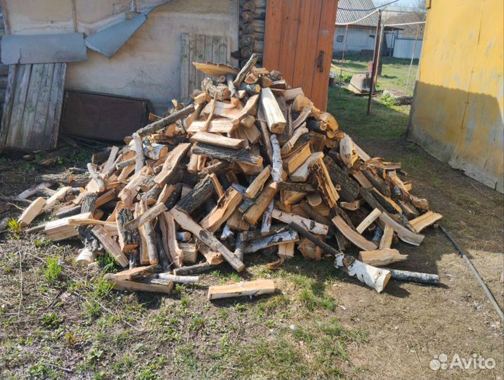 Дрова колотые, разных пород