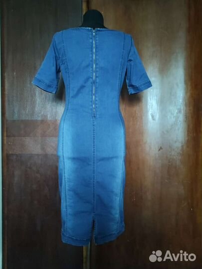 Джинсовое платье