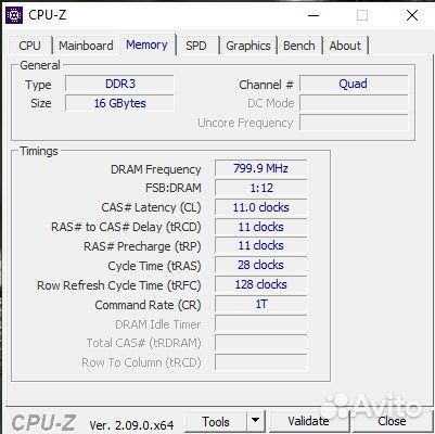 Материнская плата с процессором и памятью