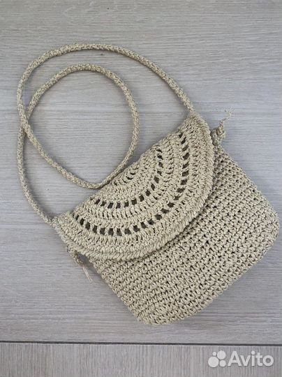Сумка из рафии