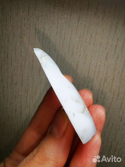 Кахолонг полированный срез