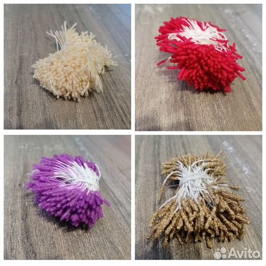 Листья,лепестки,тычинки,ягода в сахаре д/рукоделия